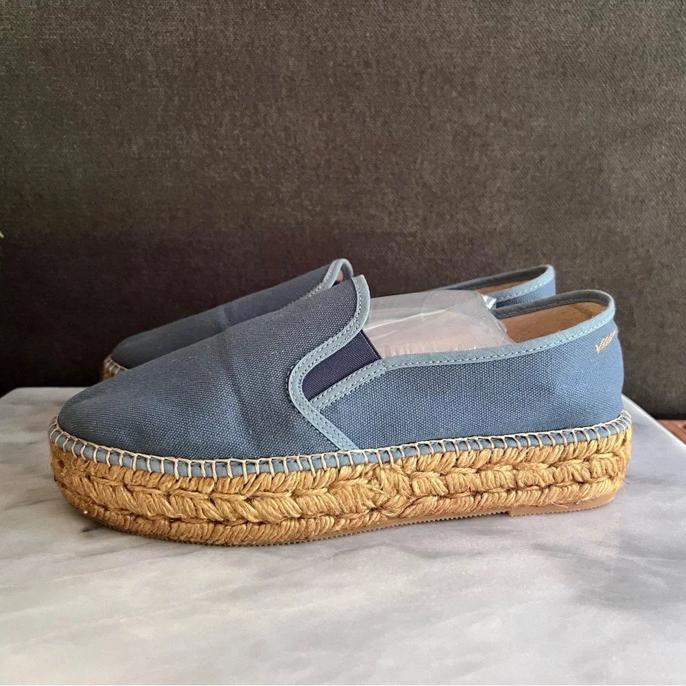 Like New Viscata Shoes Womens 39 Espadrille Blue - Picture 2 of 11